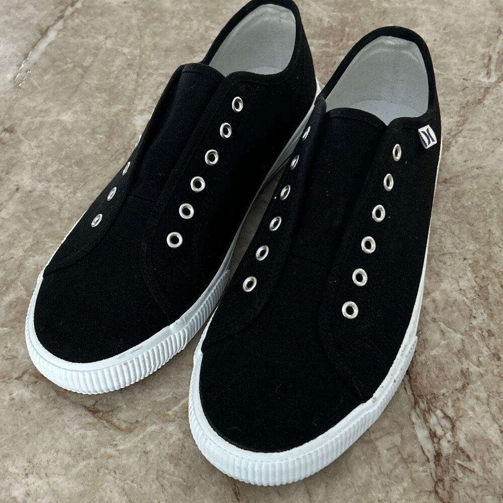 HURLEY Black Canvas Sneakers  Size 10